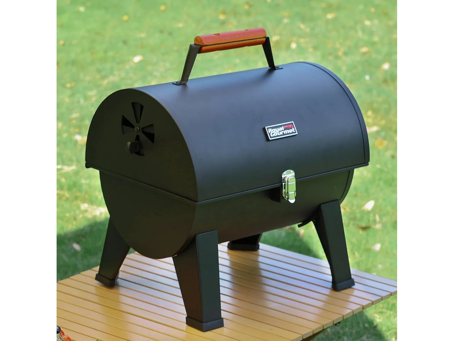 Barbecue à Charbon de Bois Portable Royal Gourmet - Surface Cuisson 44 x 31,8 cm
