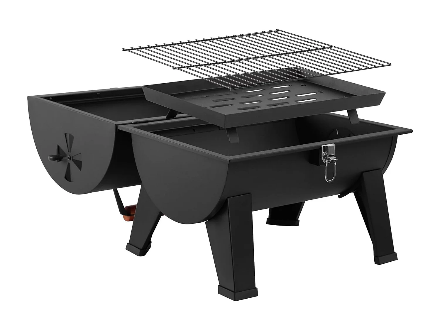 Barbecue à Charbon de Bois Portable Royal Gourmet - Surface Cuisson 44 x 31,8 cm