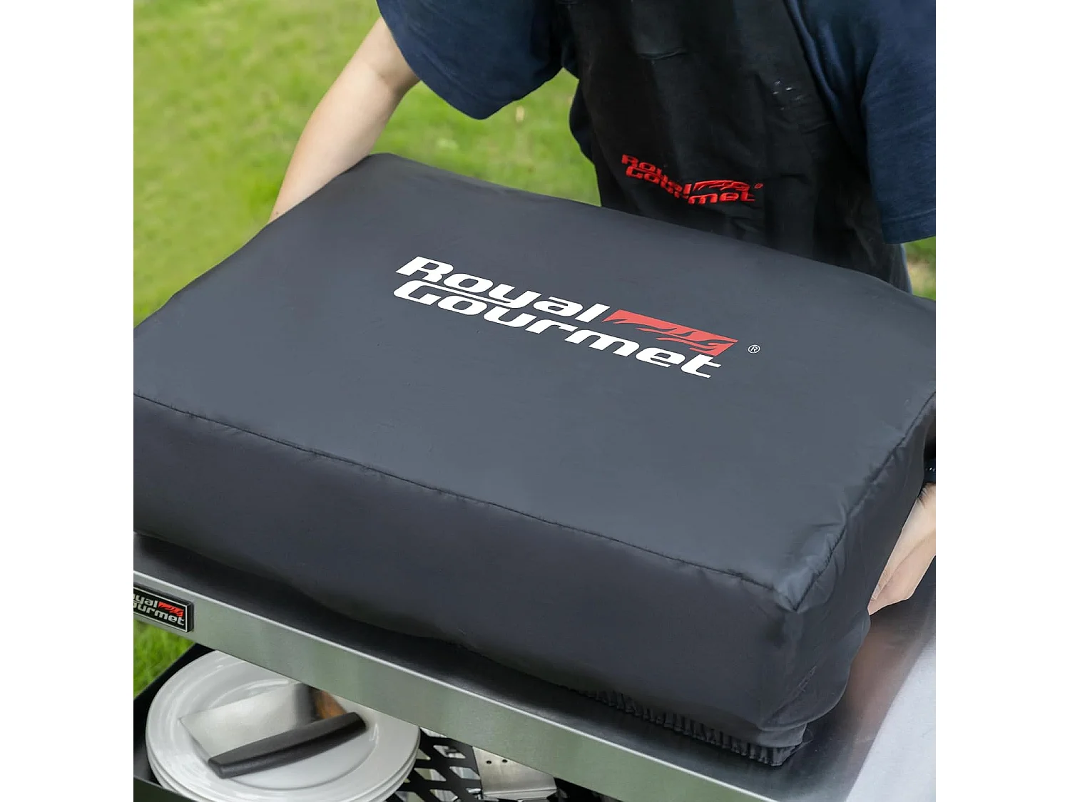 Plancha Gaz Royal Gourmet en Acier Émaillé -3 Brûleurs Puissance 7.5kW, Surface Cuisson 62,0 x 35,5 cm