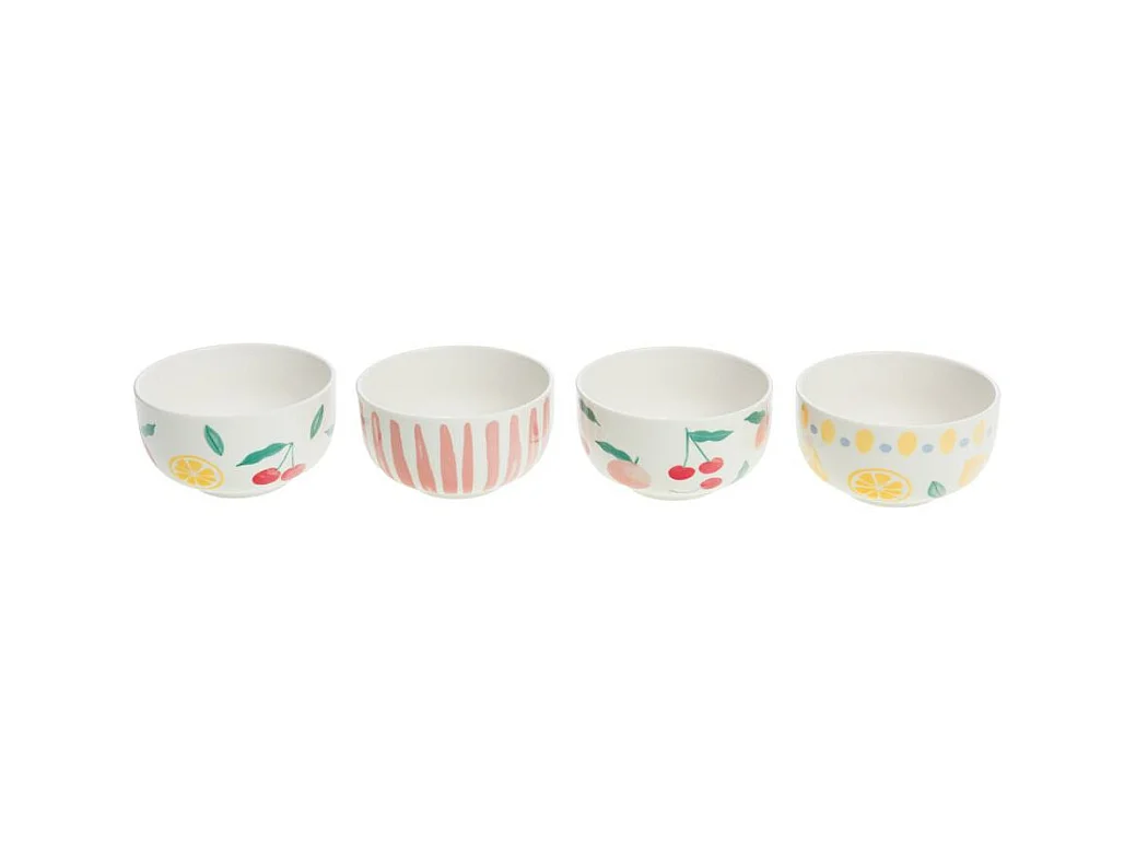 Coffret de 4 mini bols Fruty