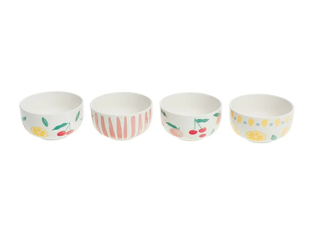 Coffret de 4 mini bols Fruty