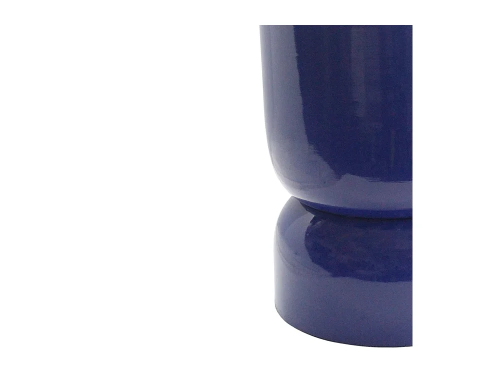 Lola - Table d'appoint ronde en métal ø32,5cm - Indigo