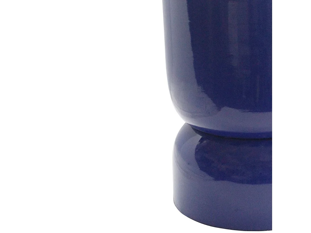 Lola - Table d'appoint ronde en métal ø32,5cm - Indigo