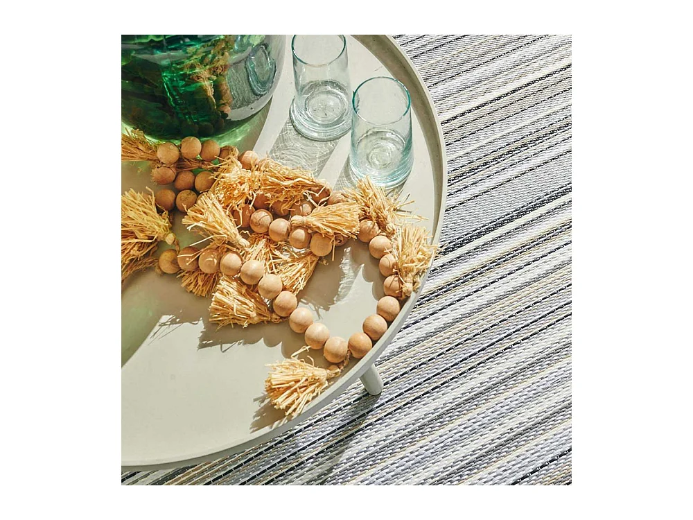 Tapis extérieur en polypropylène Spargi 1746 gris 120 x 160 cm