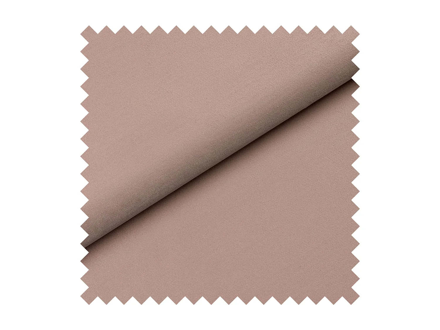 Canapé d'angle convertible -velours rose clair- côté gauche - OVO L