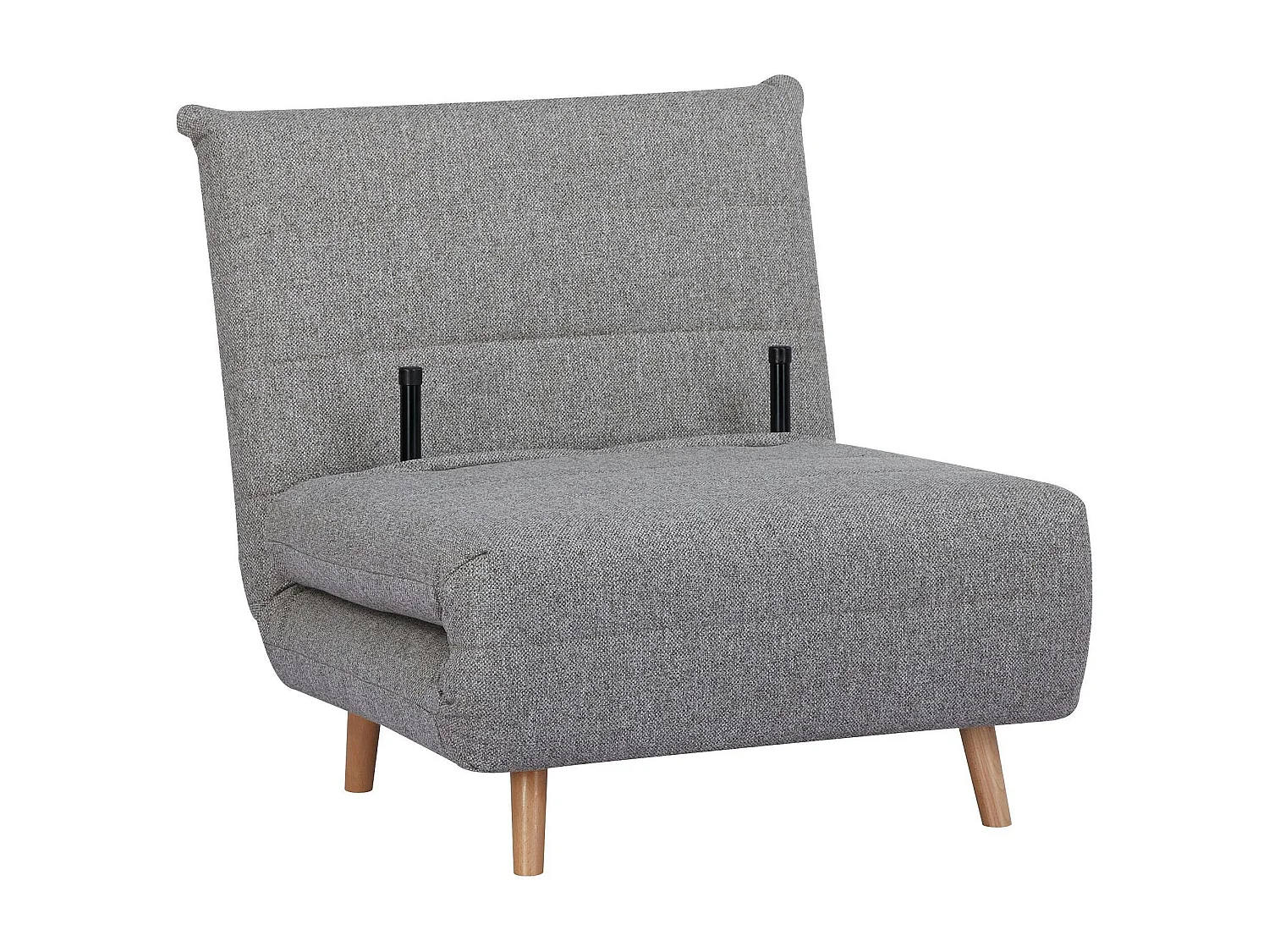Fauteuil convertible gris BERLIN