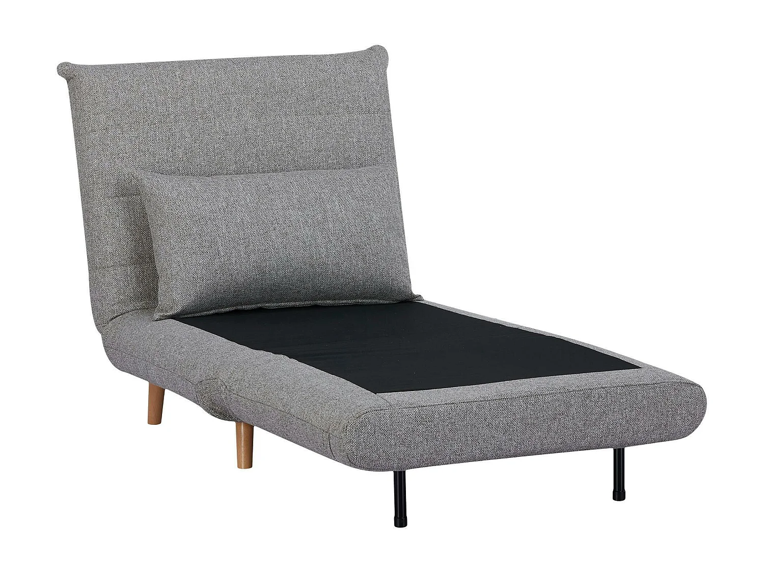 Fauteuil convertible gris BERLIN