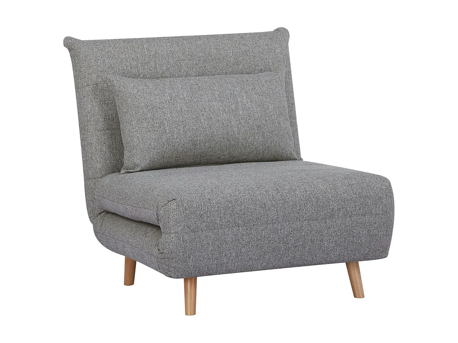 Fauteuil convertible gris BERLIN