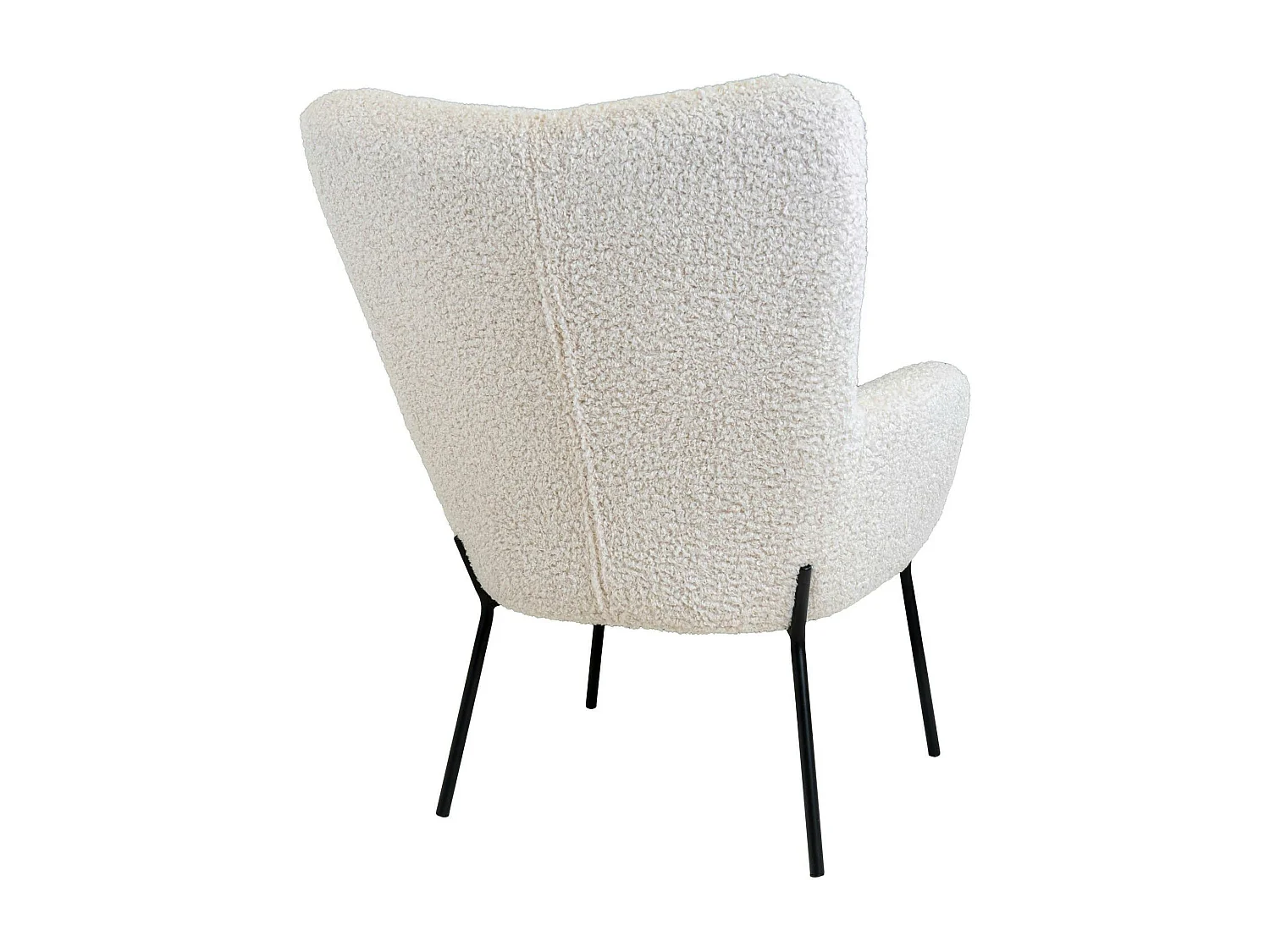 Fauteuil en peau de mouton synthétique BERLIN