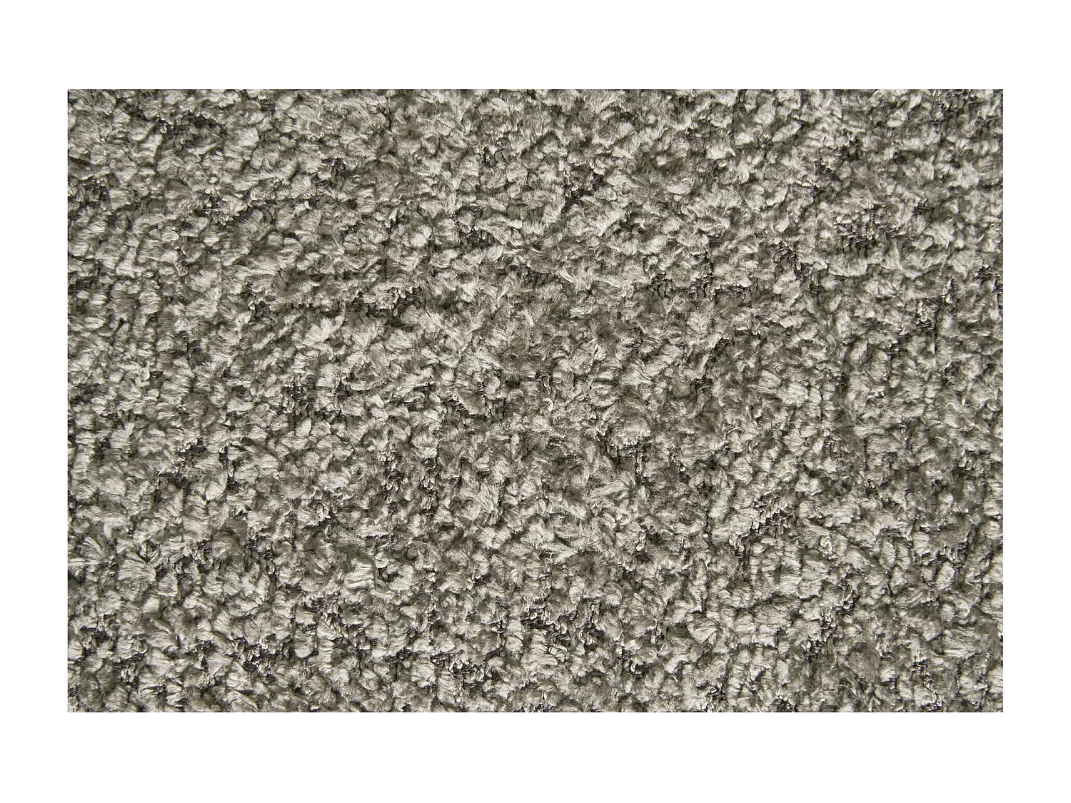 Fauteuil marron en tissu bouclette BERLIN