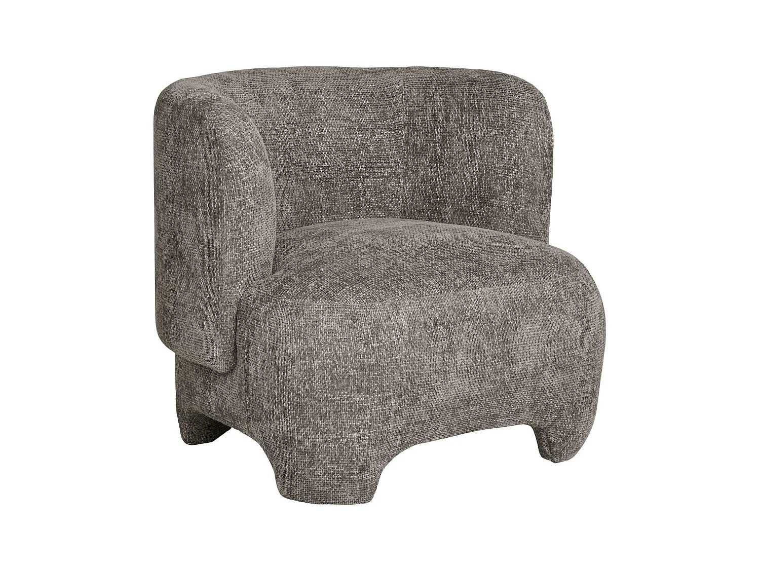 Gros fauteuil design gris BERLIN