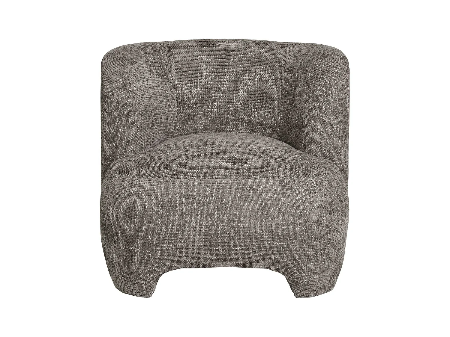 Gros fauteuil design gris BERLIN
