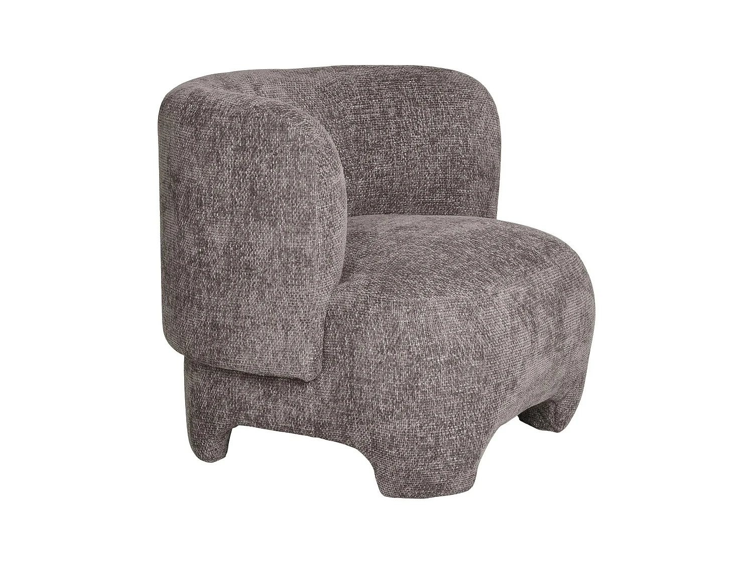 Gros fauteuil design gris BERLIN