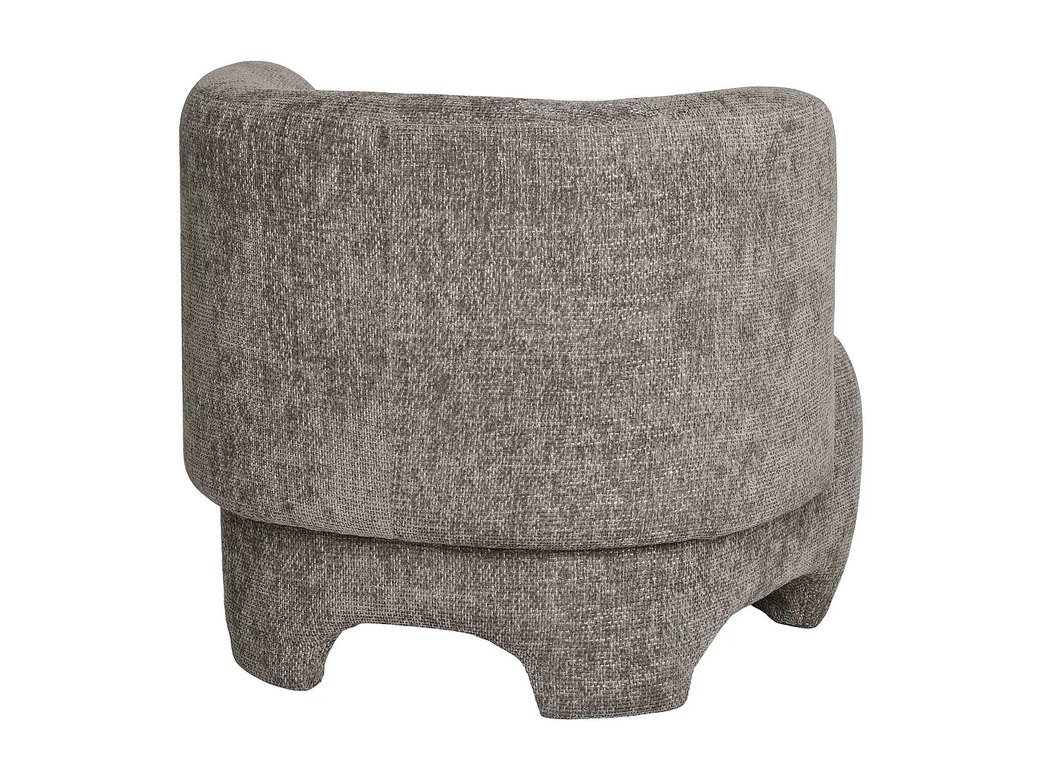 Gros fauteuil design gris BERLIN