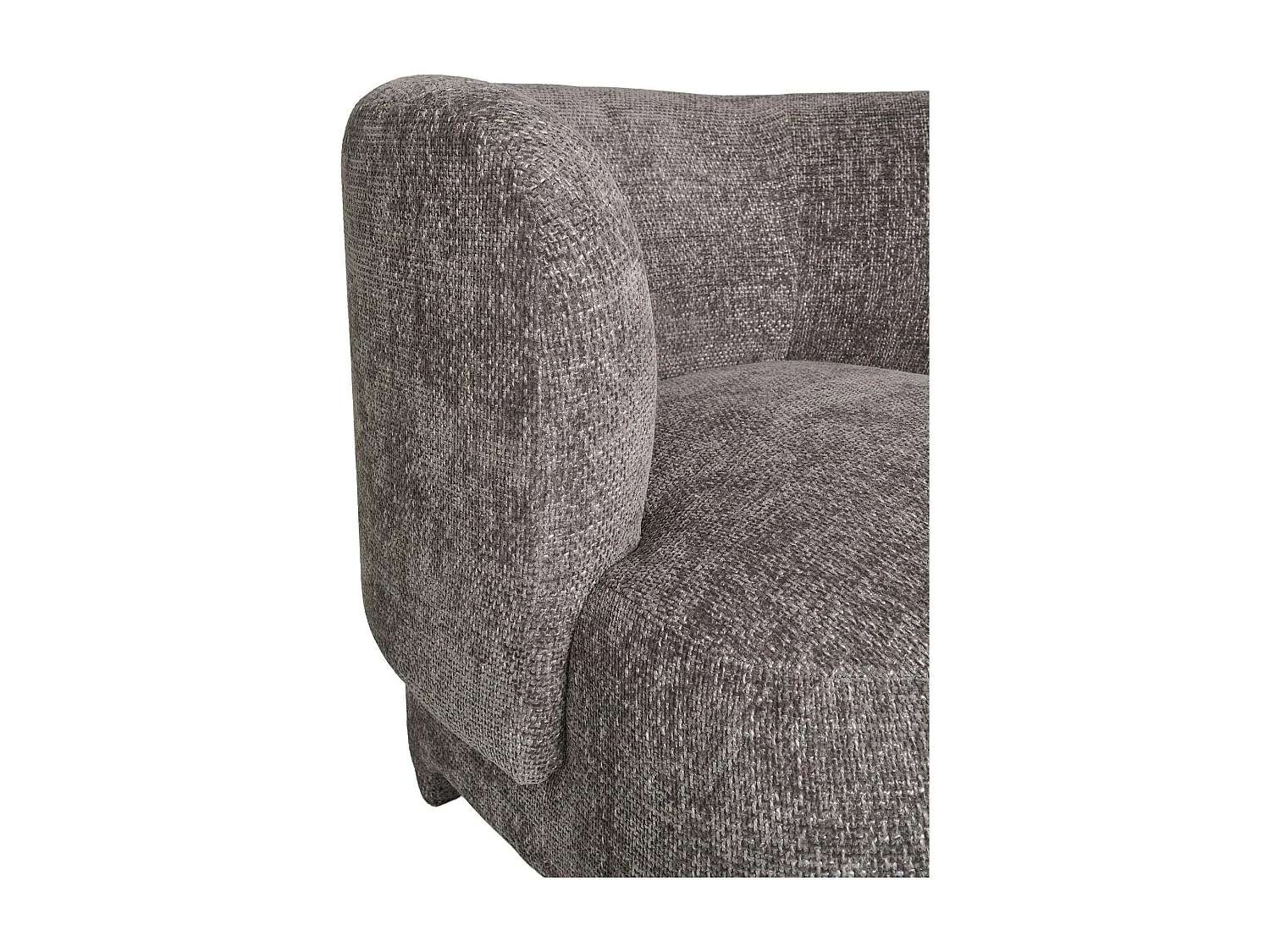 Gros fauteuil design gris BERLIN