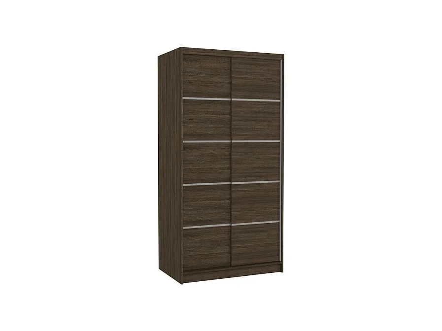 Armoire Olea (100cm)/portes coulissantes/Marron