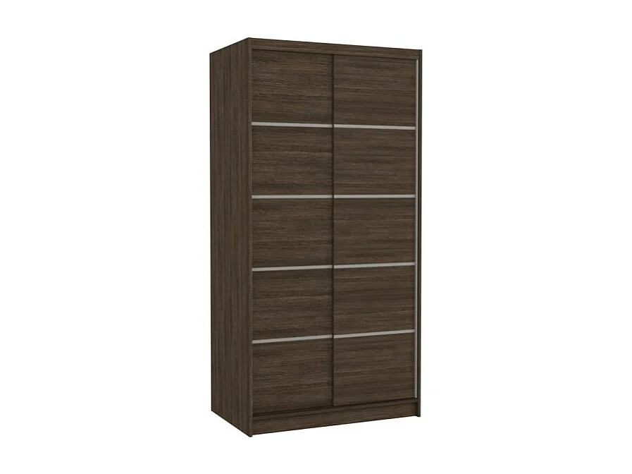 Armoire Olea (100cm)/portes coulissantes/Marron