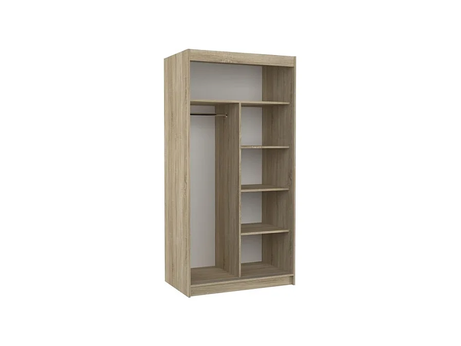 Armoire Olea (100cm)/portes coulissantes/Sonoma
