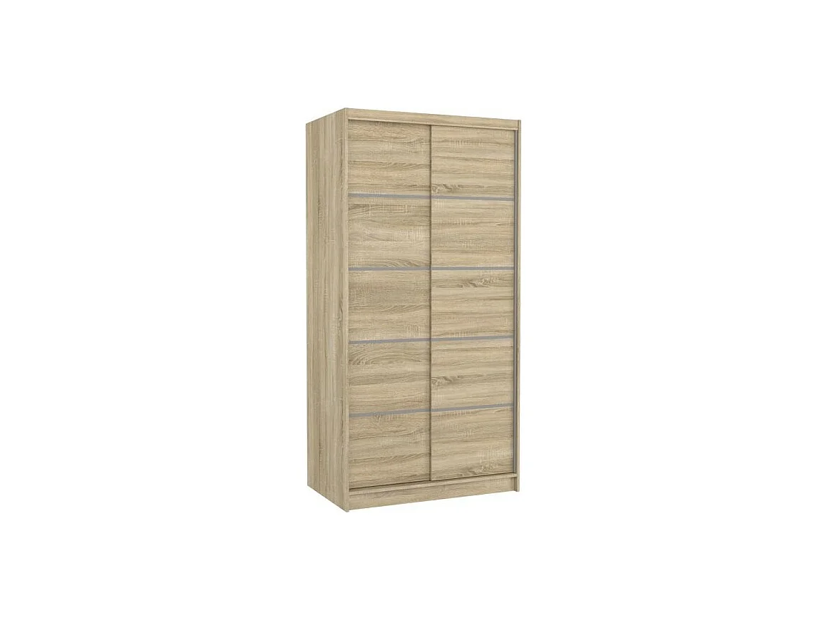 Armoire Olea (100cm)/portes coulissantes/Sonoma