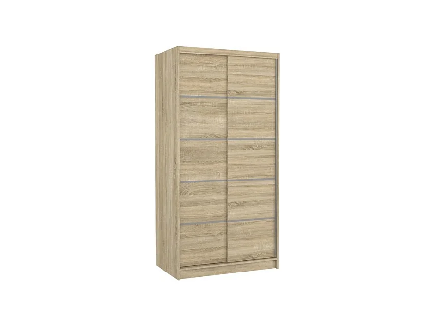 Armoire Olea (100cm)/portes coulissantes/Sonoma
