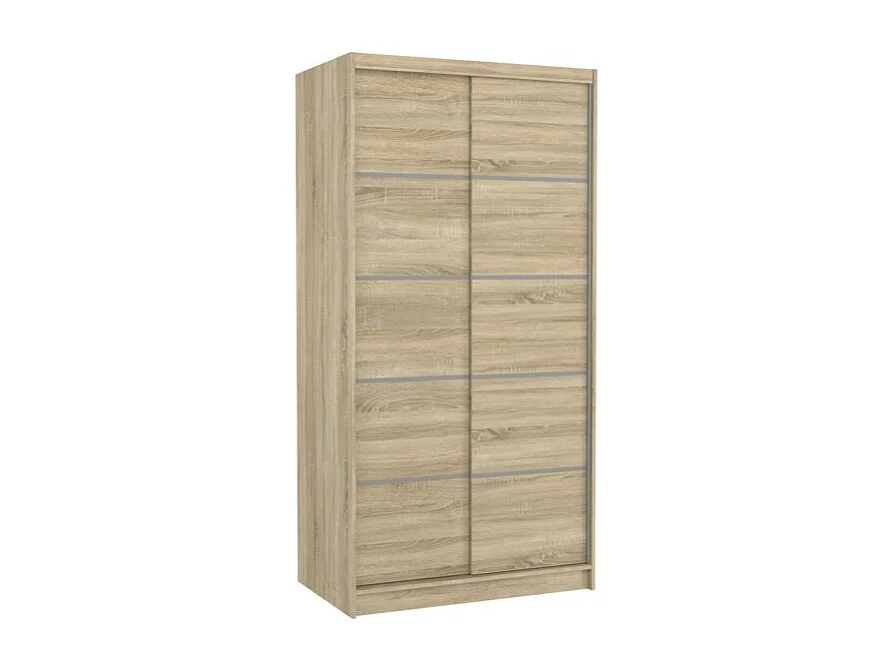 Armoire Olea (100cm)/portes coulissantes/Sonoma