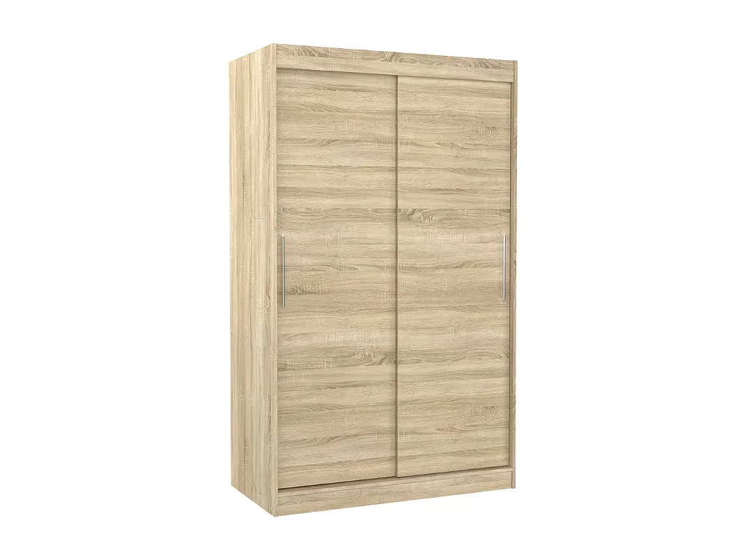 Armoire Ronn (120cm)/portes coulissantes/Sonoma