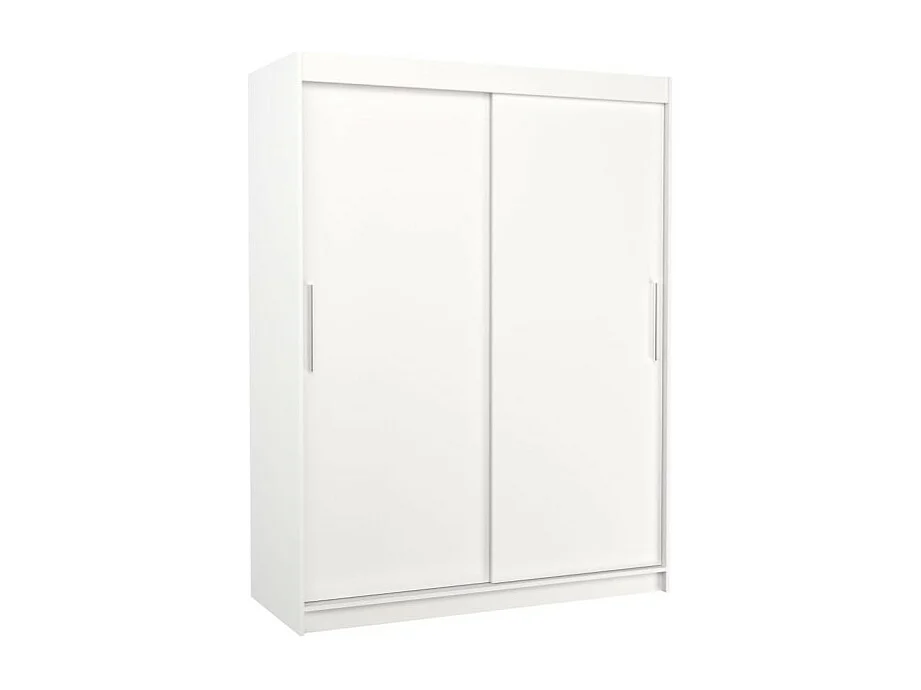Armoire Lucio (150cm)/portes coulissantes/Blanc
