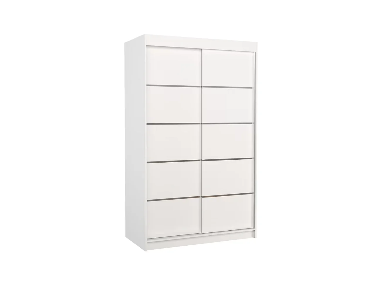 Armoire Tamon (120cm)/portes coulissantes/Blanc
