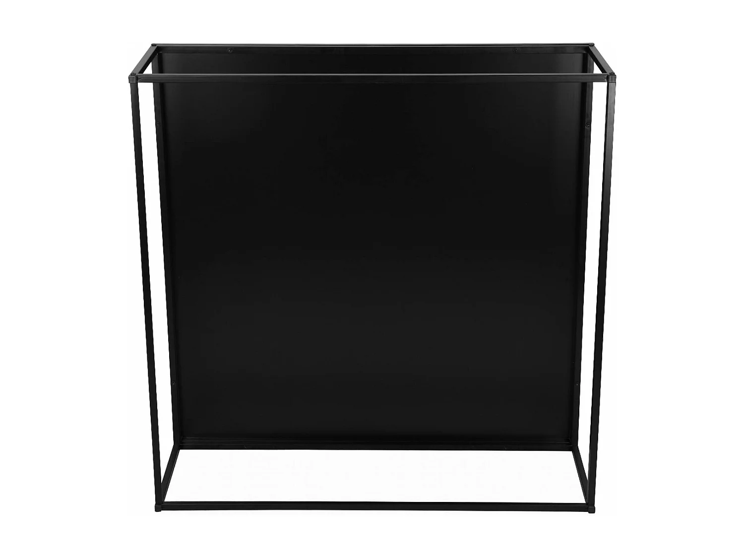 Table basse. Industrielle. structure métal noir. L 100 x l 100 x H 36cm