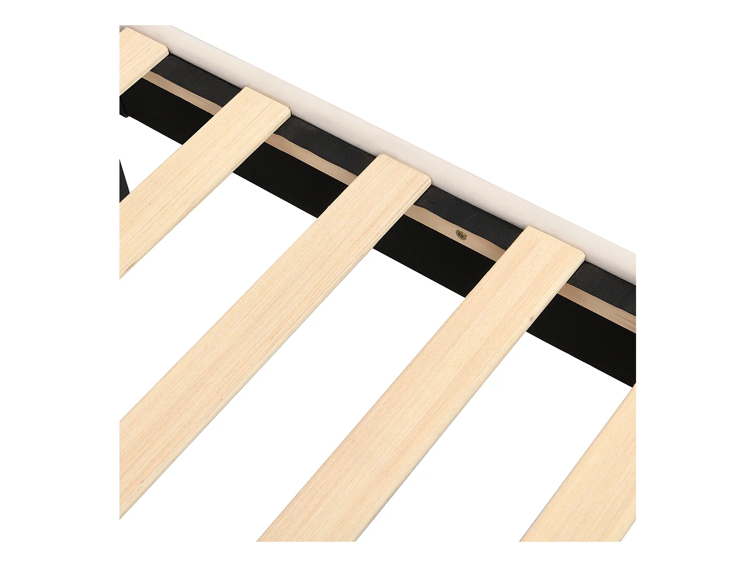 Velours, lit rembourré, 140*190 cm, lit double, lit en forme de coquille avec pieds en fer doré, tête de lit réglable en hauteur, sommier à lattes en bois, beige