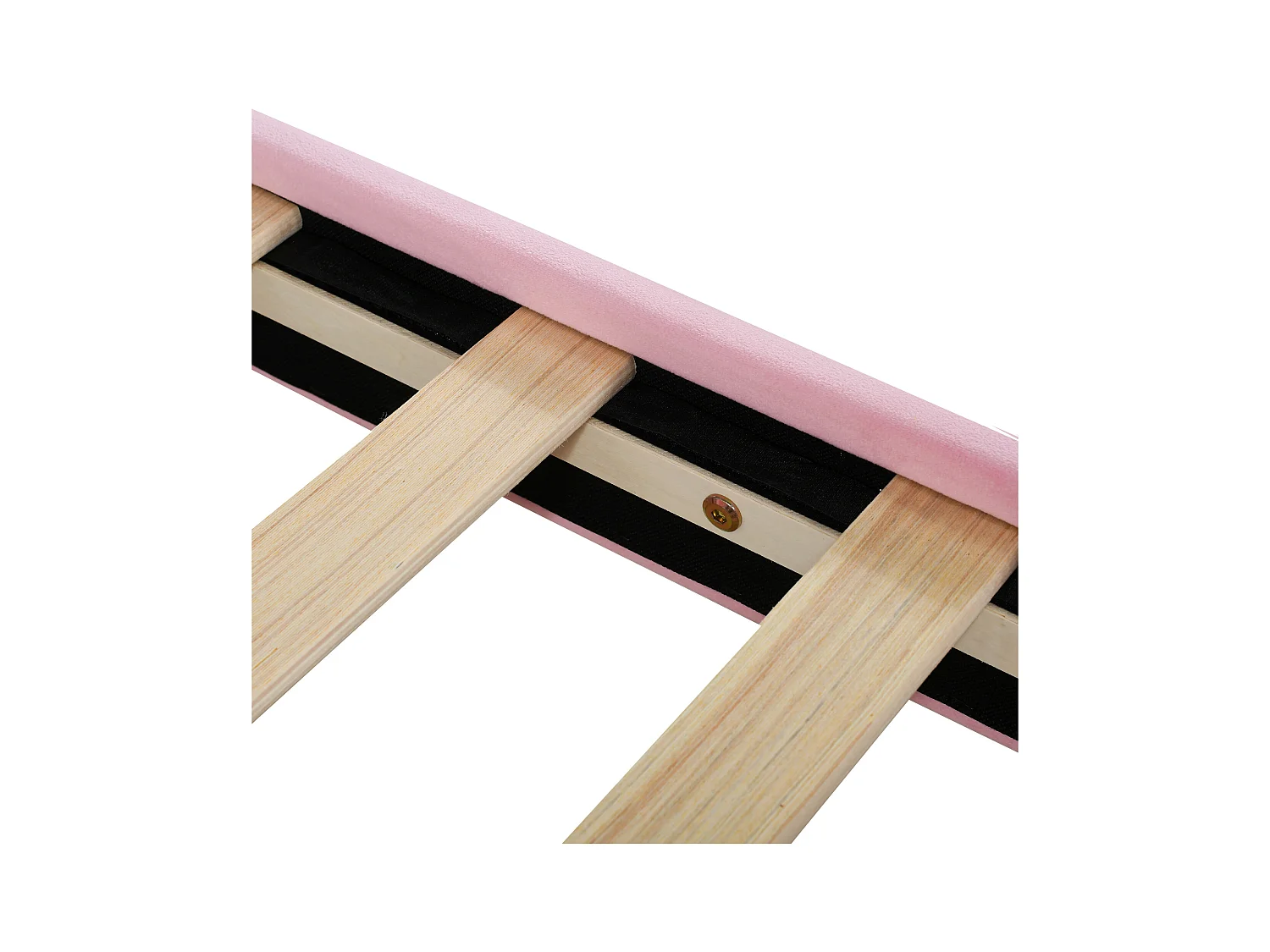 Lit d'enfant lit rembourré 90 * 200cm canapé - lit cadre de lit flanelle multifonctionnel avec dossier accoudoirs de lit rembourré parent