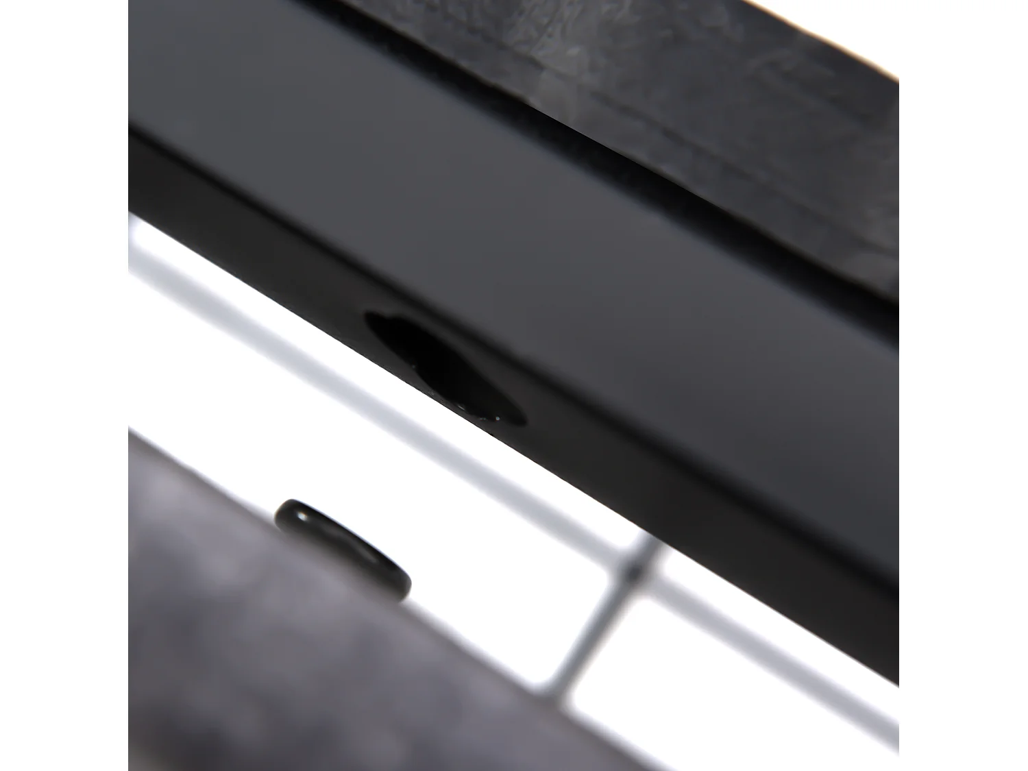 Volwassenenbed 90x200 cm met 2 lades en LED, verstelbare hoofdbord, grijs linnen, zonder matras