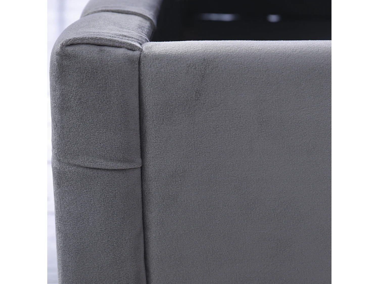 Lit de forme d'oreiller capitonné, double rangée de rivets en flanelle, boutonnière cousue, lit double 140*190 avec fonction hydraulique