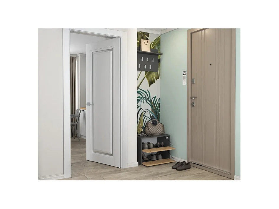 Armoire à chaussures MODO 1 - ANTHRACITE/ARTISAN