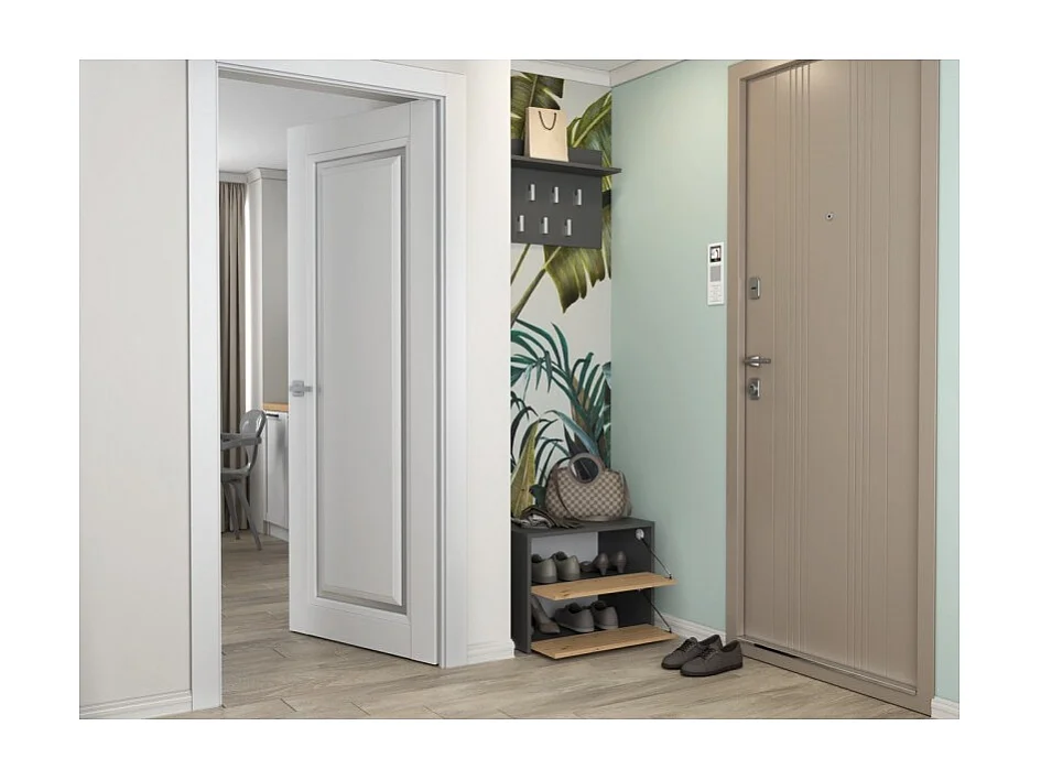 Armoire à chaussures MODO 1 - ANTHRACITE/ARTISAN