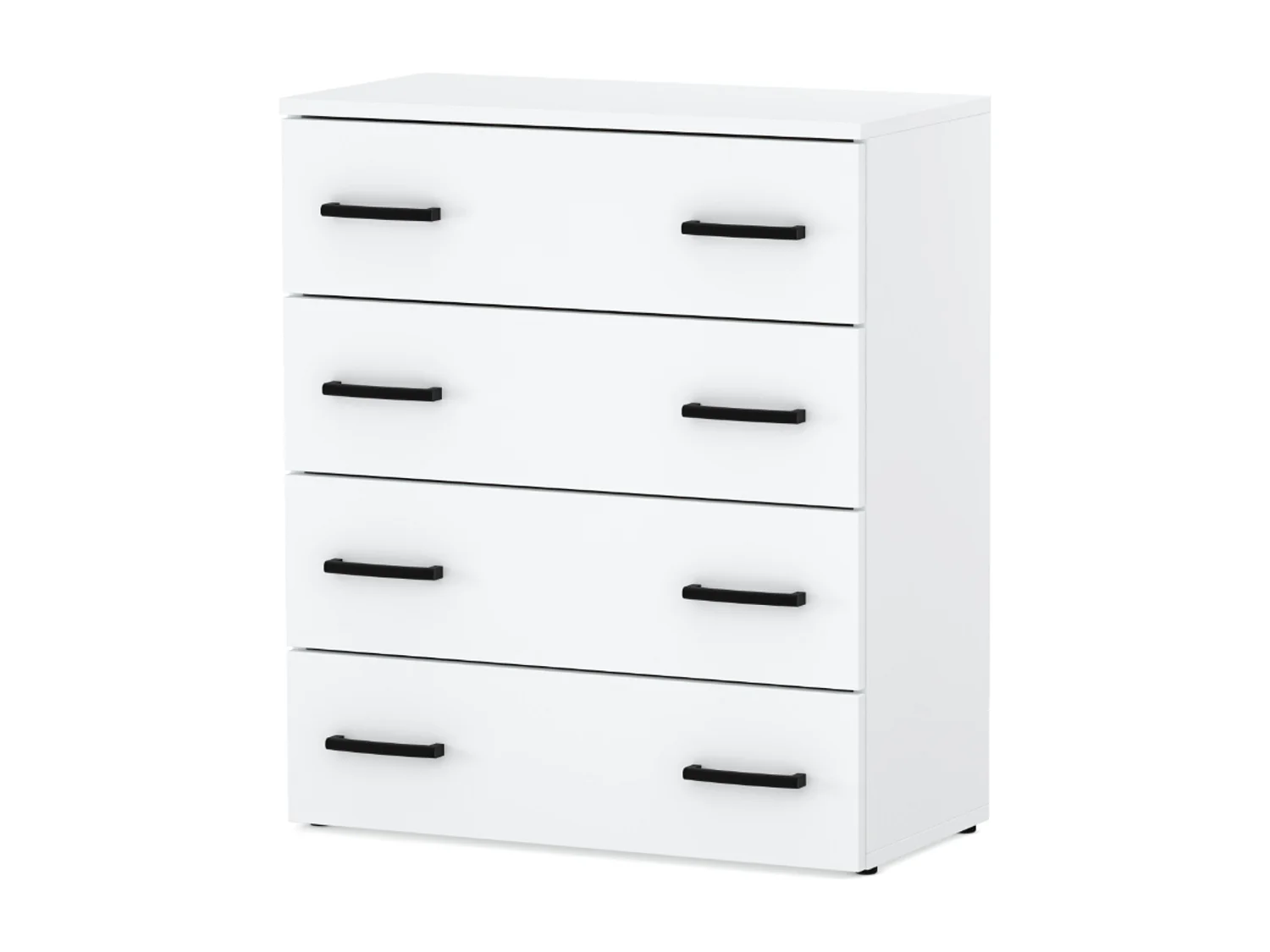 Armadio portascarpe bianco 71x82,9x35 cm – mobile contenitore con 4 ripiani