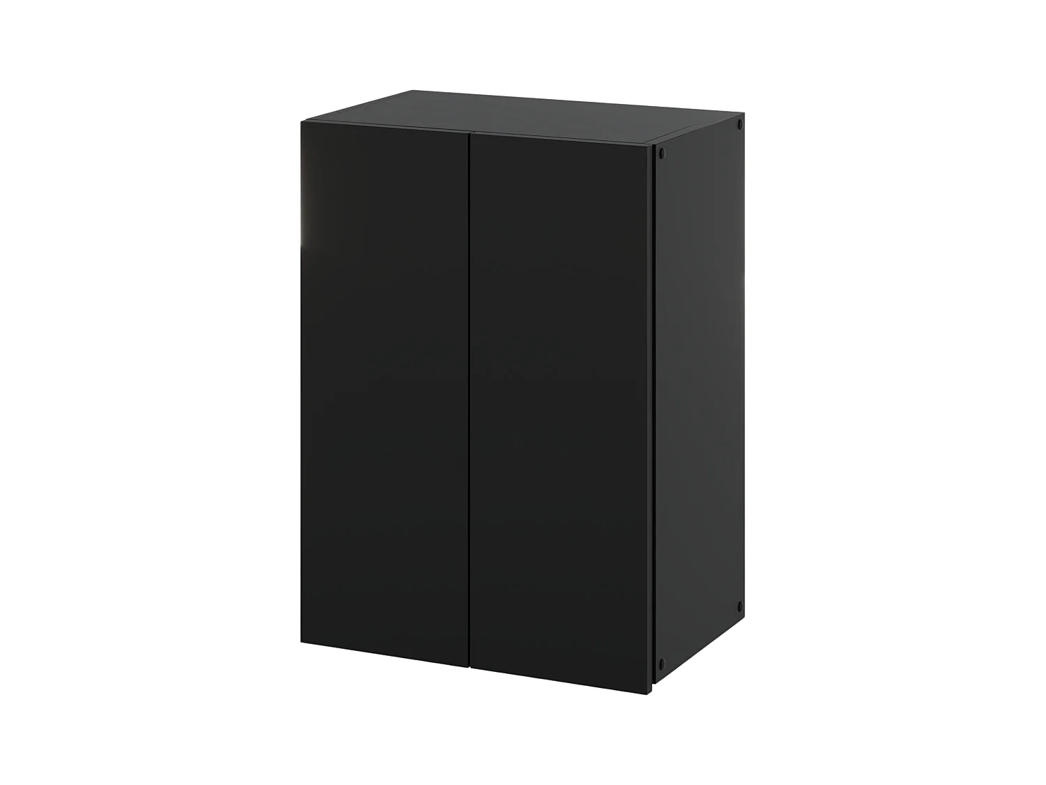 Armoire murale NOIRE 40x25x60cm – Meuble haut et colonne pour salle de bain