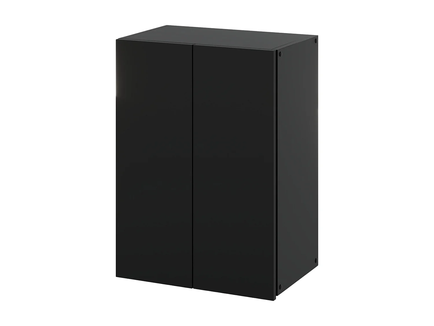 Armoire murale NOIRE 40x25x60cm – Meuble haut et colonne pour salle de bain
