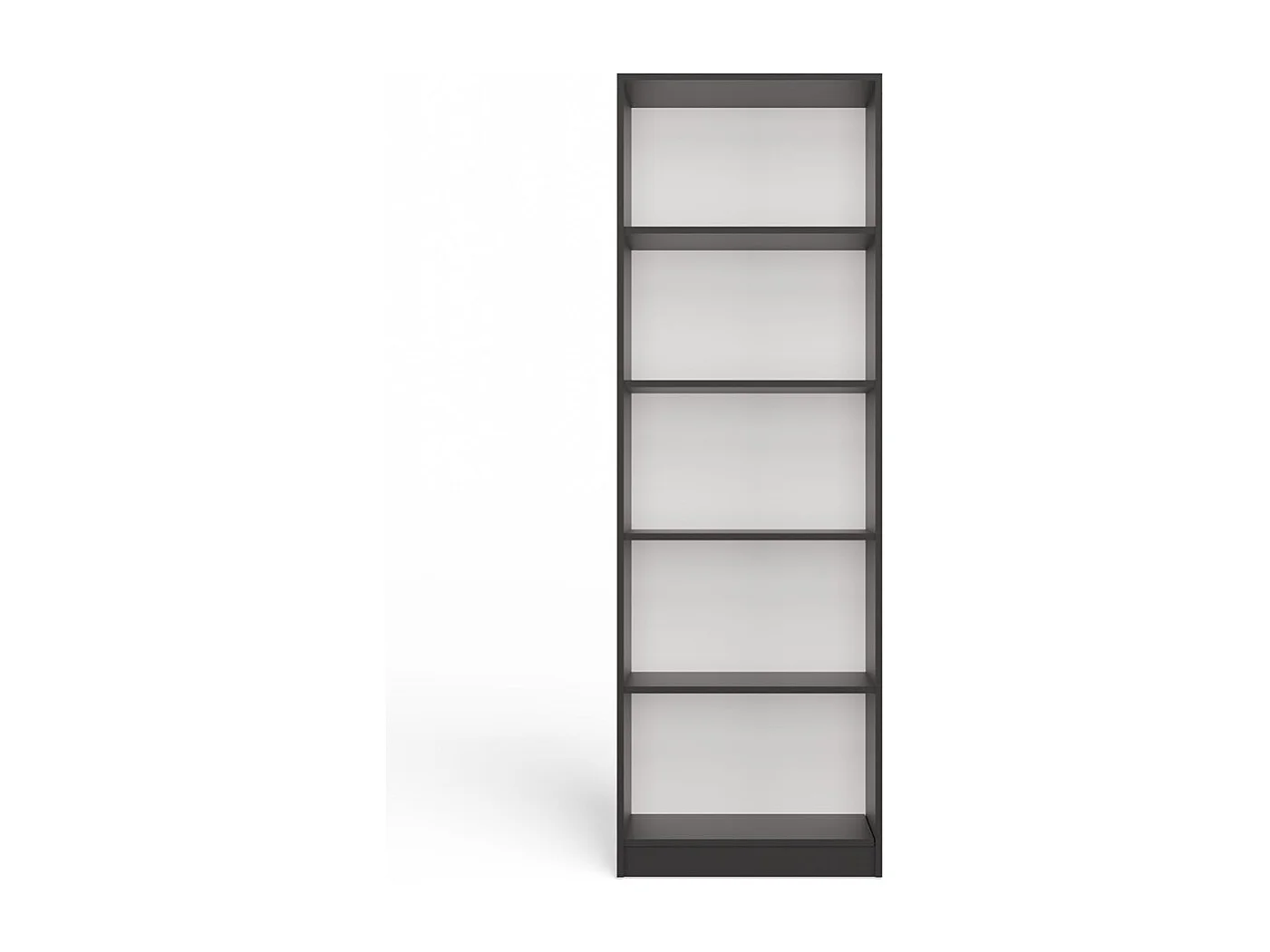 Regał Onyx R60 | Antracyt | 60x30x182 cm |  Książki Zabawki Segregatory