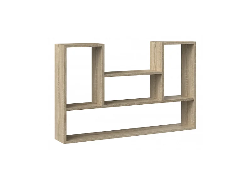 Regał wiszący Bilbao 4P |Dąb Sonoma | 100x16x60 cm | Regał wiszący ścienny