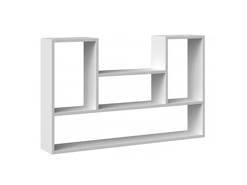 Regał wiszący Bilbao 4P |Biały |100x16x60 cm | Regał wiszący ścienny