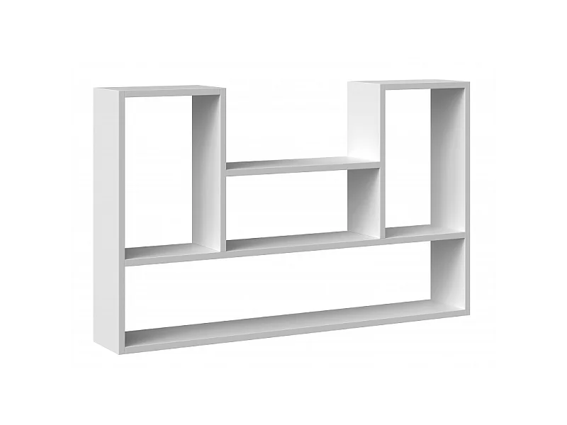 Regał wiszący Bilbao 4P |Biały |100x16x60 cm | Regał wiszący ścienny