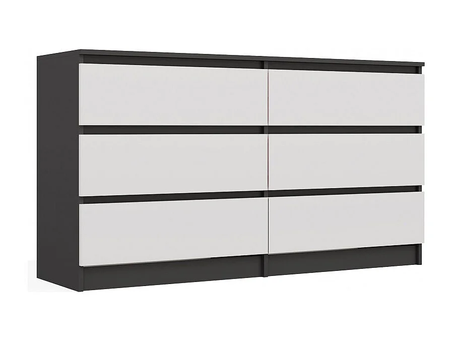 Commode Malwa M6 140 - ANTHRACITE/BLANC