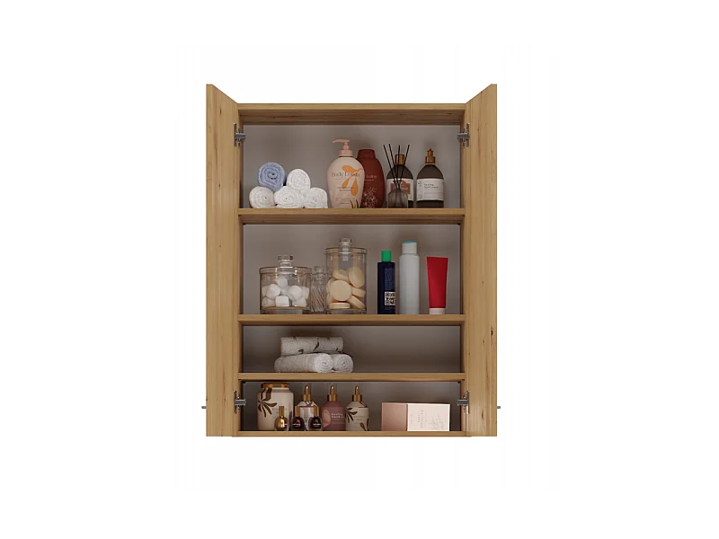 Szafka Pola MINI DD | Dąb Artisan | 64x30x90 cm |  Szafka Łazienkowa Wisząca