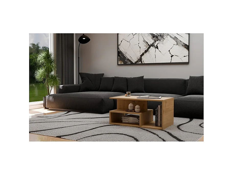 Ława Prima PRIMA ARTISAN | Stoliki Kawowe Dąb | 90x51x43 | Nowoczesna Ława