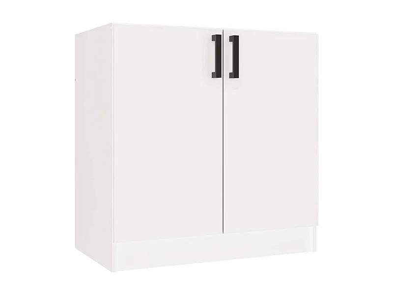 JASPER - Mobile da cucina basso in stile scandinavo - 80x45,5x82 cm - 2 ante