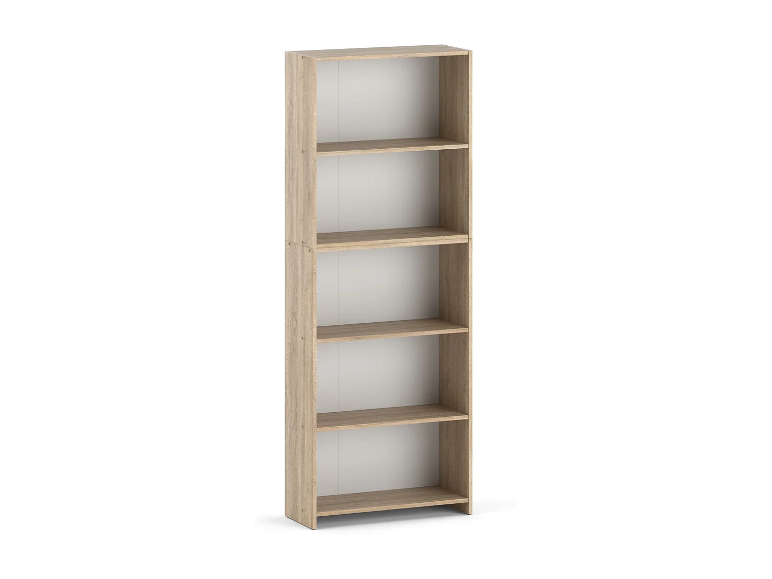 Bibliothèque -Étagère multifonction Chêne Sonoma 5 niveaux 70X30x189cm – Pour livres, jouets et accessoires de bureau