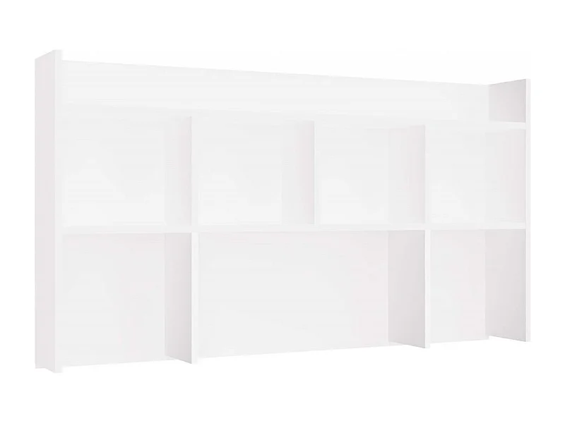 KUBA - Scaffale alto da ufficio 130 cm - scaffali per ufficio - Bianco