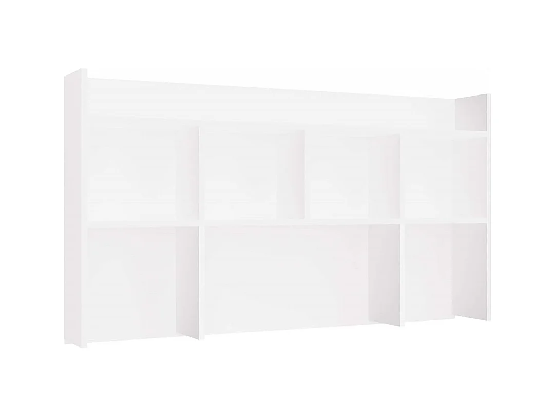 KUBA - Scaffale alto da ufficio 130 cm - scaffali per ufficio - Bianco