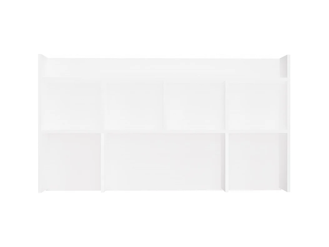 KUBA - Scaffale alto da ufficio 130 cm - scaffali per ufficio - Bianco